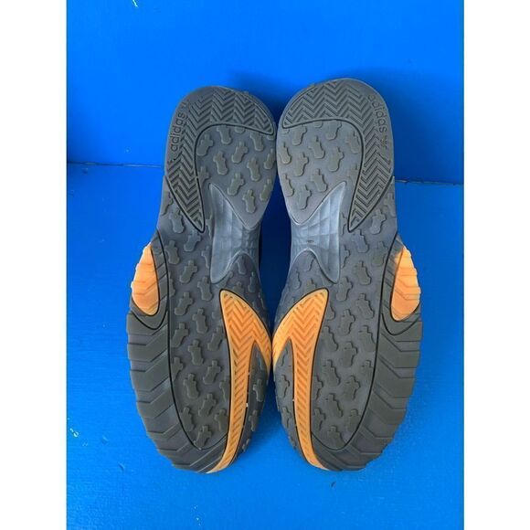 Adidas Mens Leather Streetball Shoes White/Grey Sz 12 - Picture 5 of 6